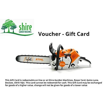 Shire Garden Machines - Gift Vouchers