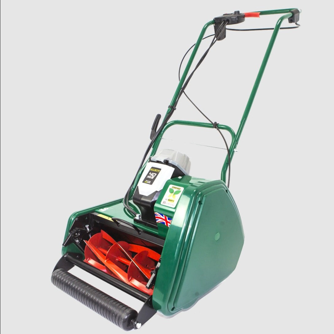 Allett Liberty 35 Battery Powered Cylinder Mower-complete with battery & charger