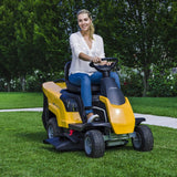 Stiga Combi 166 Petrol Garden Rider Lawnmower-Compact & Manoeuvrable