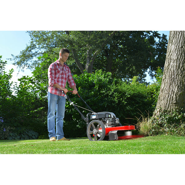 Cobra Wheeled Grass Trimmer WT56B Powered by Briggs Stratton engine Shire Garden Machines