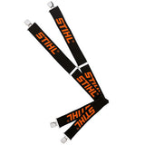 Stihl Logo Braces with metal clips
