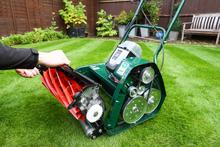 Allett Liberty 35 Battery Powered Cylinder Mower-complete with battery –  Shire Garden Machines