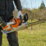 MSA 220C STIHL's  powerful cordless chainsaw, with a 14" / 35 cm bar length