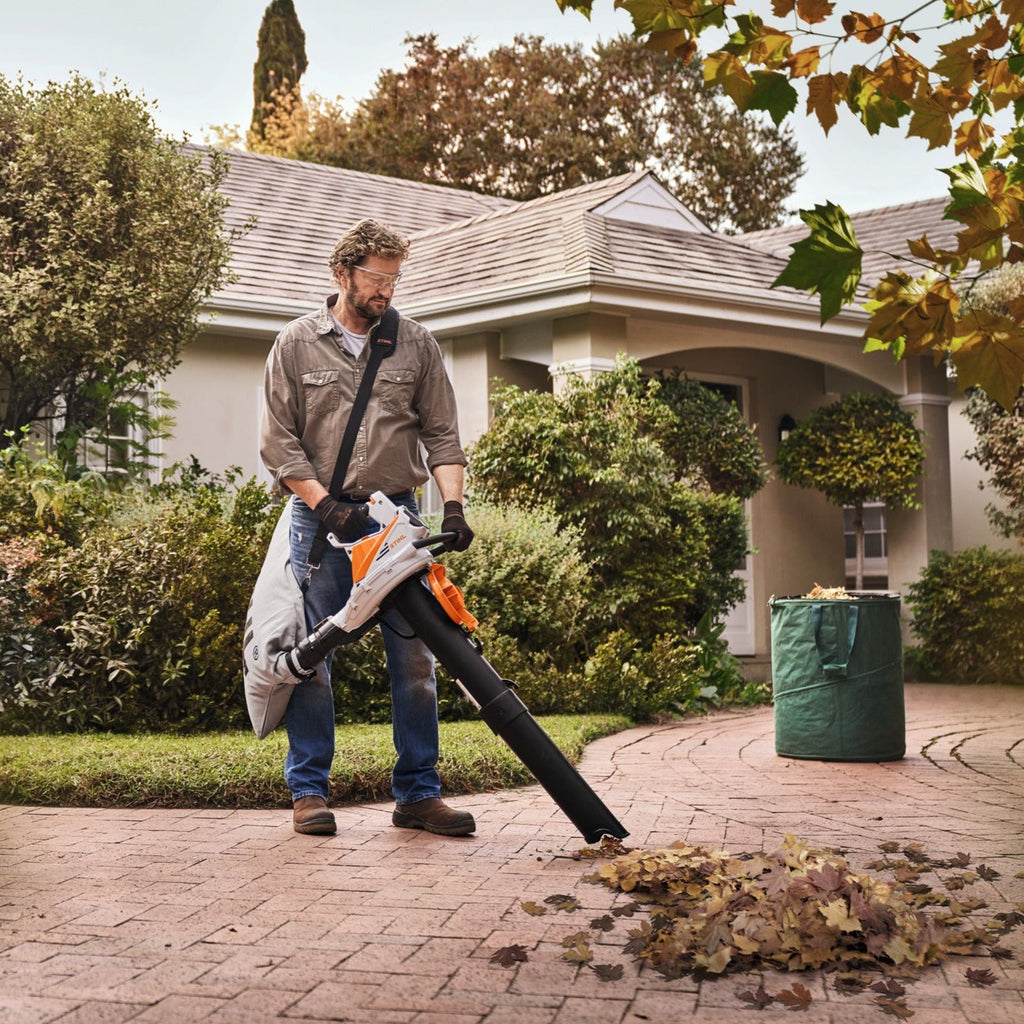 Stihl SHA 56 Cordless Leaf Vacuum / Blower – Shire Garden Machines