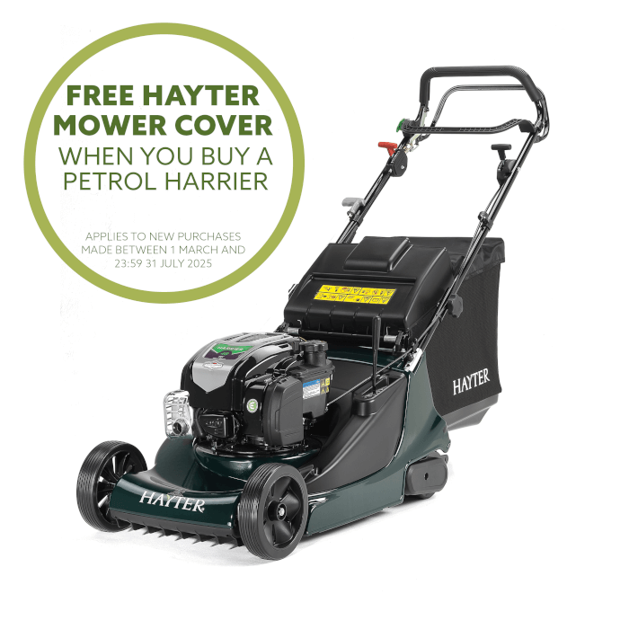 Hayter Harrier 48 Petrol Variable Speed Mower with Blade Brake Clutch System (475A) *Now With FREE Cover