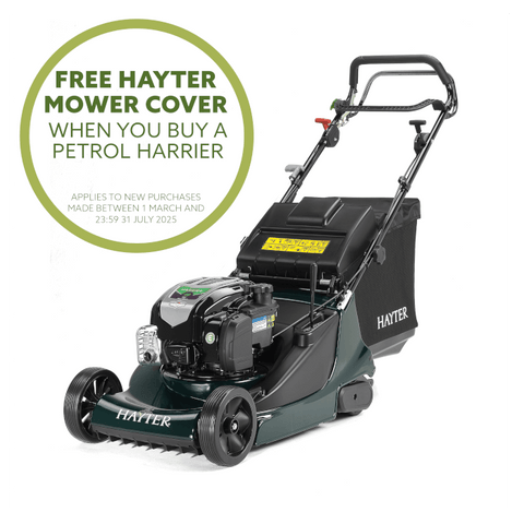 Hayter Harrier 48 Petrol Variable Speed Mower with Blade Brake Clutch System (475A) *Now With FREE Cover