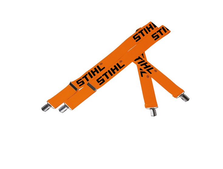 Stihl Logo Braces with metal clips